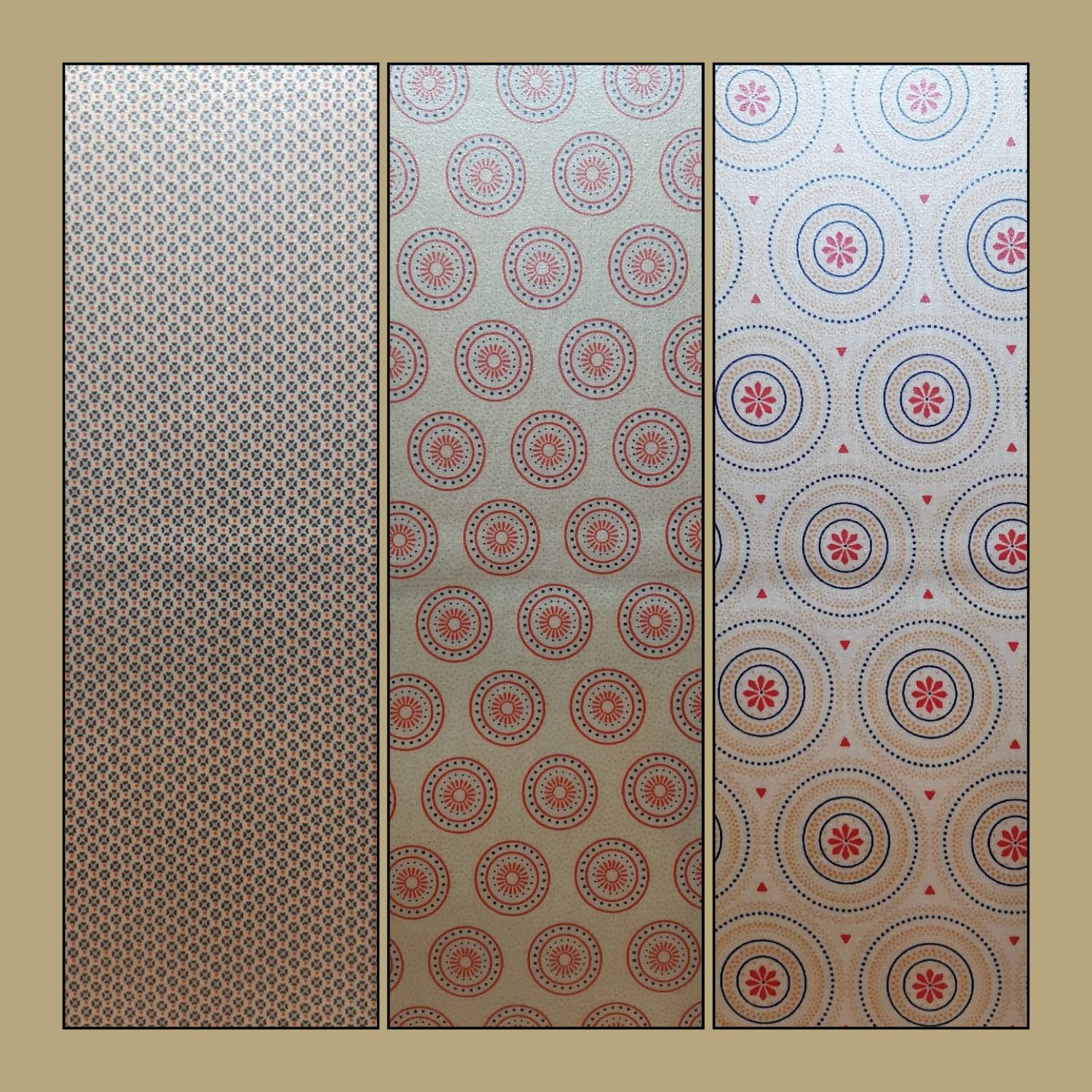 Beeswax Wrap - Cream - Random Pattern – Cotton Blend - Image 2