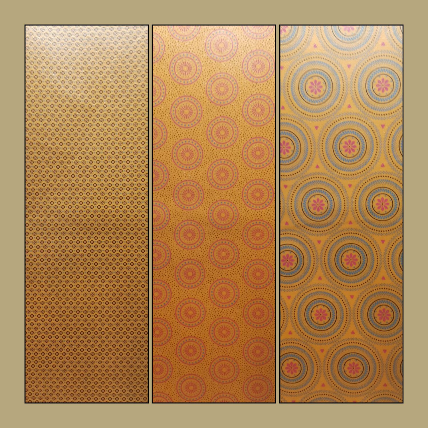 Beeswax Wrap - Yellow - Random Pattern – Cotton Blend - Image 2