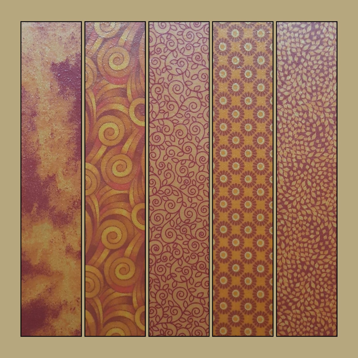 Beeswax Wrap – Orange - Random Pattern – 100% Cotton - Image 2