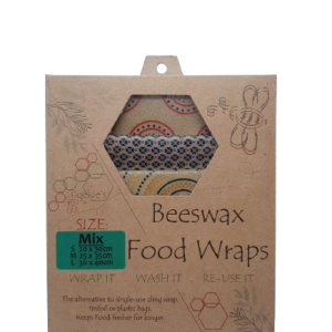 Beeswax Wrap - Cream - Random Pattern – Cotton Blend
