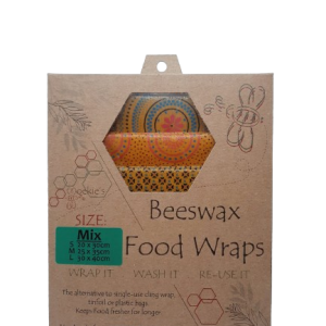 Beeswax Wrap - Yellow - Random Pattern – Cotton Blend