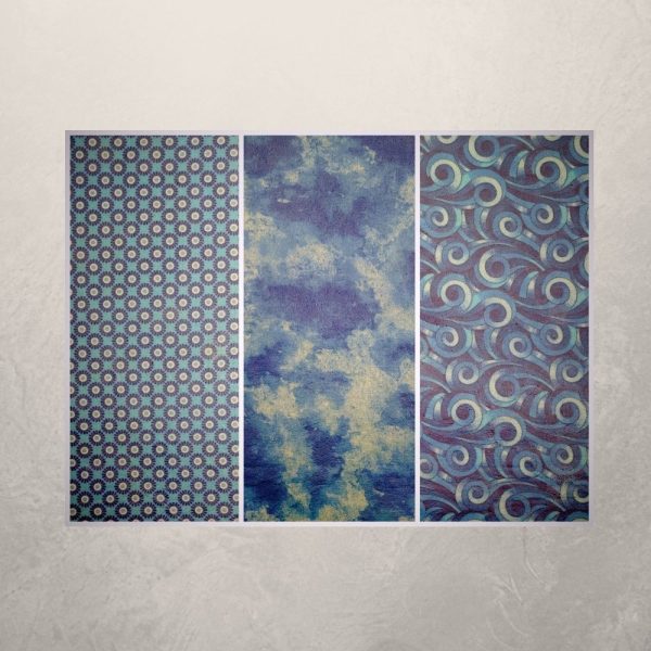 Random Box Wrap Pattern Beeswax Wrap – Fabulously Fruity - Blue - Random Pattern – 100% Cotton ...