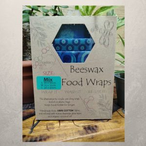 Beeswax Wrap – Fabulously Fruity - Blue - Random Pattern – 100% Cotton