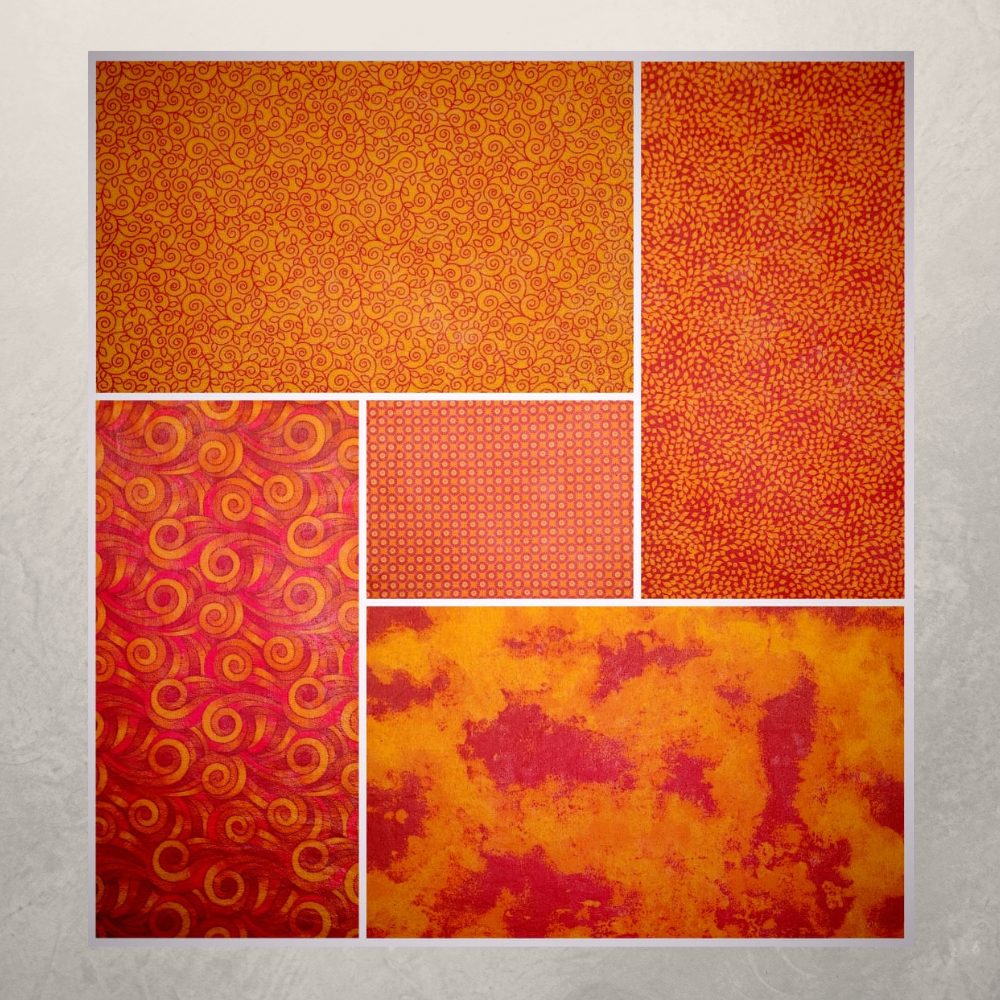 Beeswax Wrap - Fabulously Fruity – Orange - Random Pattern – 100% Cotton - Image 2