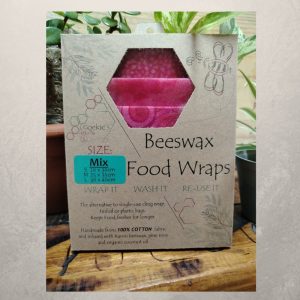 Beeswax Wrap - Fabulously Fruity – Pink - Random Pattern – 100% Cotton