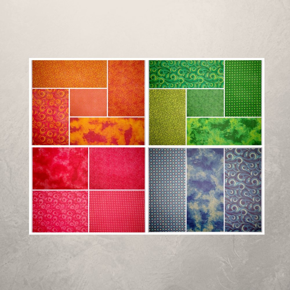 Beeswax Wrap - Fabulously Fruity – 3 Random Colors - Random Pattern – 100% Cotton - Image 2