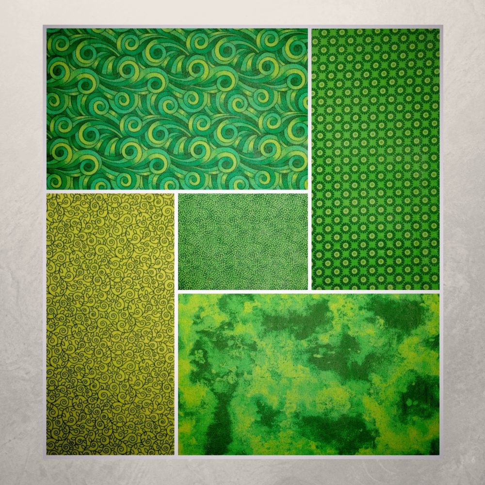 Beeswax Wrap – Fabulously Fruity - Green - Random Pattern – 100% Cotton - Image 2