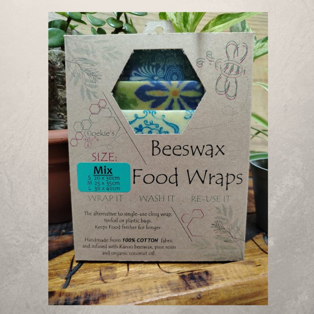 Beeswax Wrap – Scatterlings - Shades of Blue - Random Pattern – 100% Cotton - Image 2