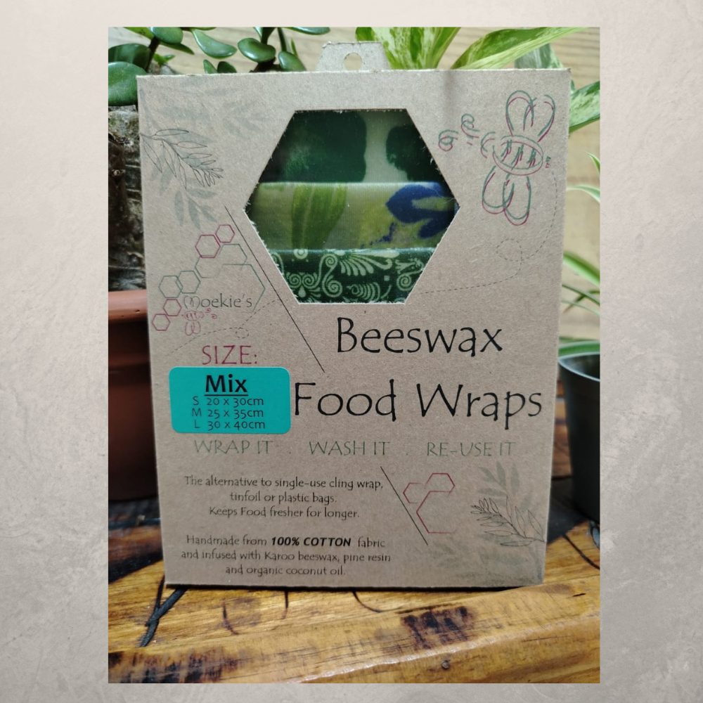 Beeswax Wrap – Scatterlings - Shades of Green - Random Pattern – 100% Cotton - Image 2