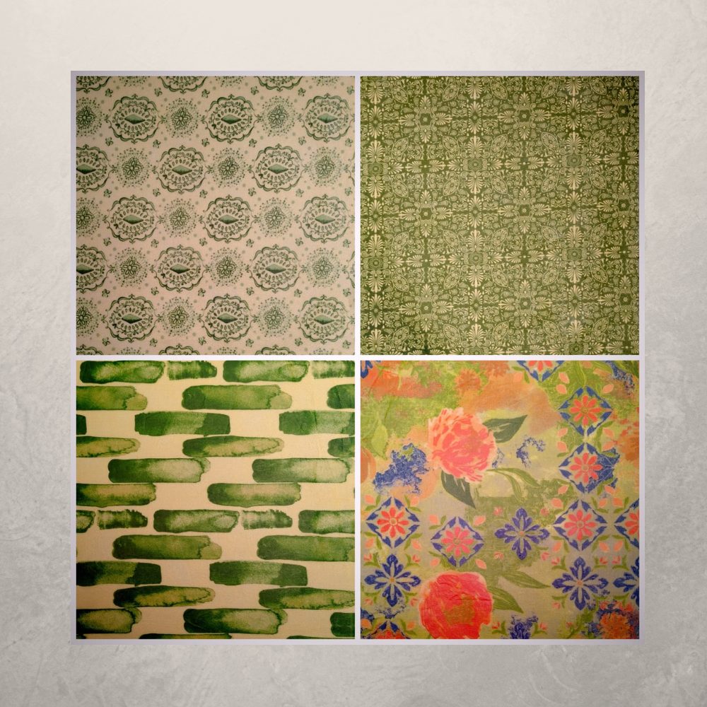 Beeswax Wrap – Scatterlings - Shades of Green - Random Pattern – 100% Cotton - Image 3